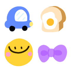 Number and Adorable simple thing emoji