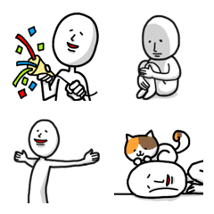 謎の人emoji(太線)