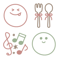 simple & cute & japanese Emoji2