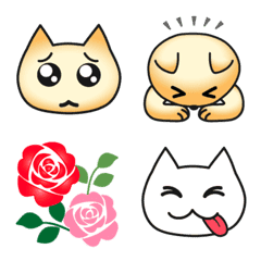 Simple  cute cats Emoji 2
