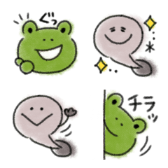 frog & tadpole emoji