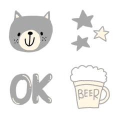 simple gray Emoji