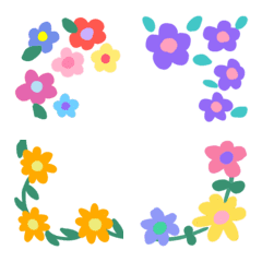 Flower frame 絵文字