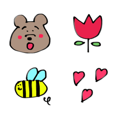 bear  illustration Emoji