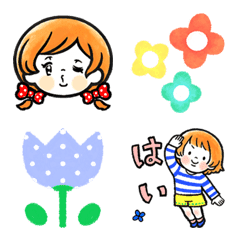 *Kure Yumeko* girl's color emoji 2
