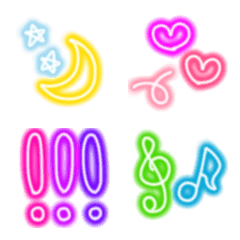 Neon color basic emoji2