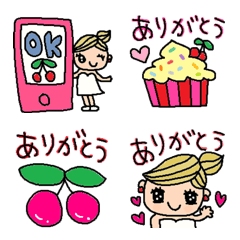 (Various emoji 207adult cute simple)