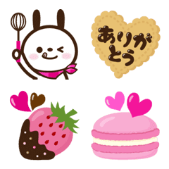 Rabbits & Panda Emoji12. Sweets edition.