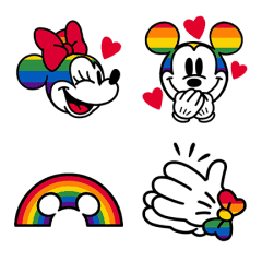 迪士尼 彩虹精選表情貼