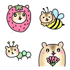 Useable Hamster Emoji7(Spring)