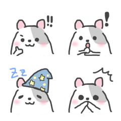 hamster Facial emojis