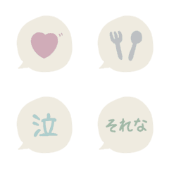 A simple speech bubble emoji.
