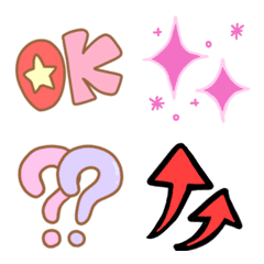 Various kinds of cute emotion emoji