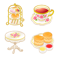 Pretty Tea time Emoji