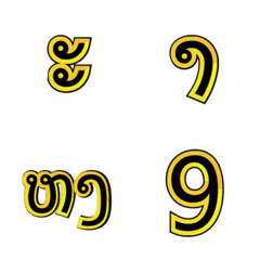 Laos consonants and Number model 1 (2/2)