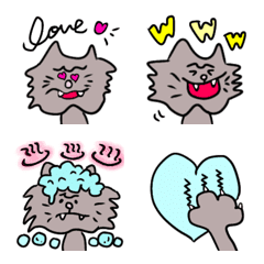 emoji cat kawaii