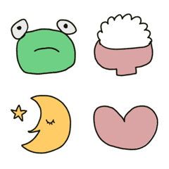 cute Green frog Emoji