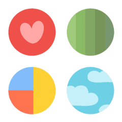 Round Emoji Stickers
