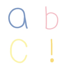 Small English alphabet