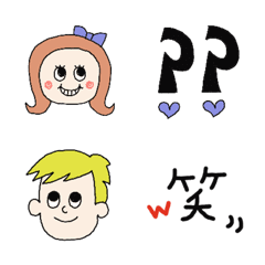 The girl emoji set