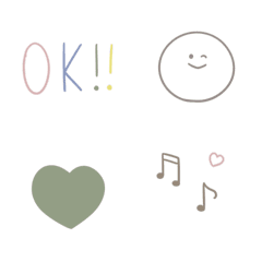 oshare kusumi color simple emoji