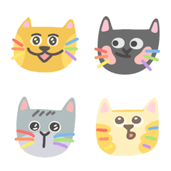 Rainbow Cats Emojis