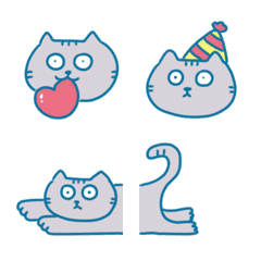 Happy meow Hooya Emoji