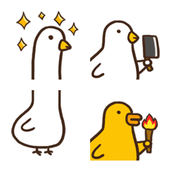 Flexible Chicken and duck_emoji