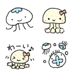 Fluffy jellyfish Emoji