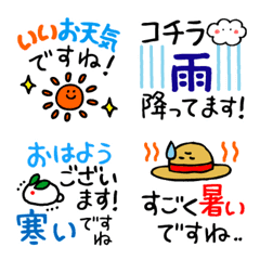 Weather Honorifics Emoji