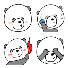 Panda-kun facial expression Emoji