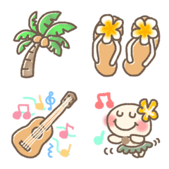 Pretty hawaiian emoji