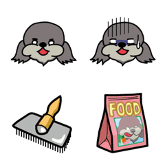 Emoji of toypoodle and dog goods