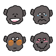 Kawaii dog emoji1