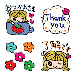(Various emoji 218adult cute simple)