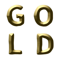 ”金”のデコ文字