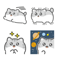 Monochrome munchkin emoji