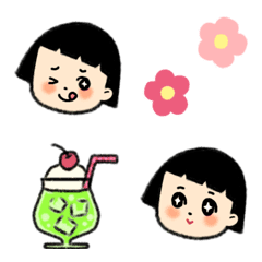 simple small  girl emoji