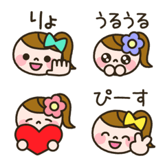 Girl's Faces Emoji