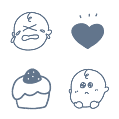 family & baby simple emoji