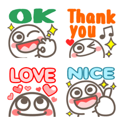 Happy emoji with a lot of understanding