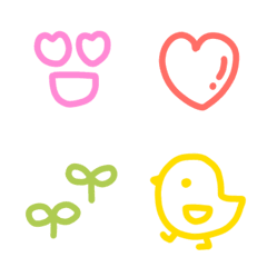 Simple handwriting Emoji Color2