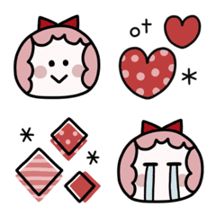 Dull red / Yurukawa emoji
