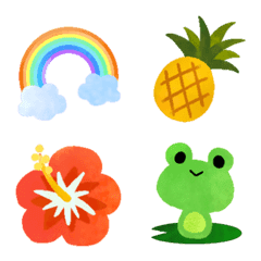 A cute emoji that can be used in summer