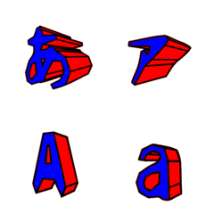 Decoration Emoji of  simple letters 3