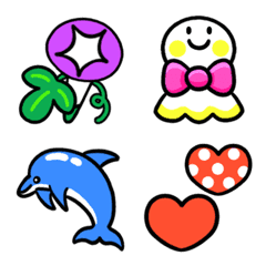 Bright summer color emoji