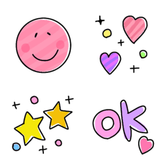 Cute emoji that can be used every day.