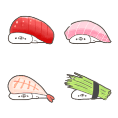 KUMAYAN. Emoji 10-Sushi-