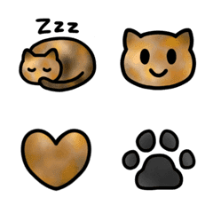 Oyoso Cat - Emoji 2 (Tortoiseshell Cat)