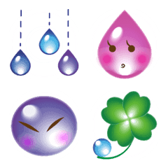 Raindrops Emoji